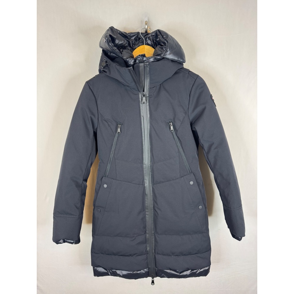 Pajar Canada Rimi Black Parka Hooded Winter Coat P2N793F2NT Small